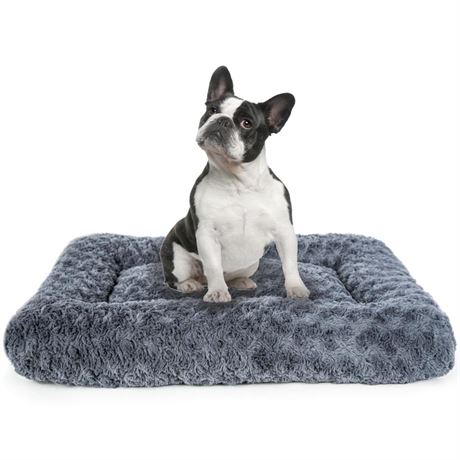 Dog Beds Crate Pad for Medium, Large Dogs, Deluxe Rose Plush Cat Sleeping Mats,