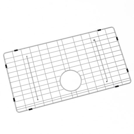 27-9/16" x 14-9/16" Sink Protector, Rear Drain with Corner Radius 3/16", Sink