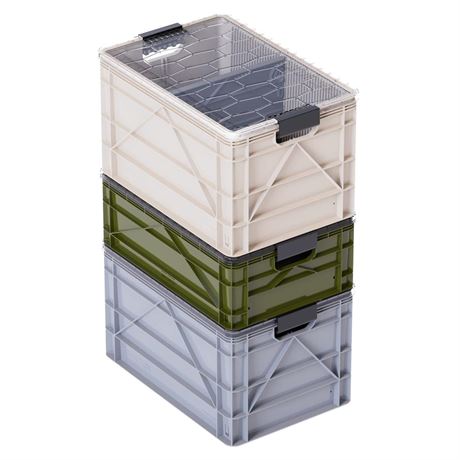 CRATE Starter Pack - Two Full Size and One Half Size SidioCrate, Stackable