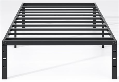 Metal Bed Frame,Twin Size Bed Frame with Storage Space,Heavy Duty Sturdy