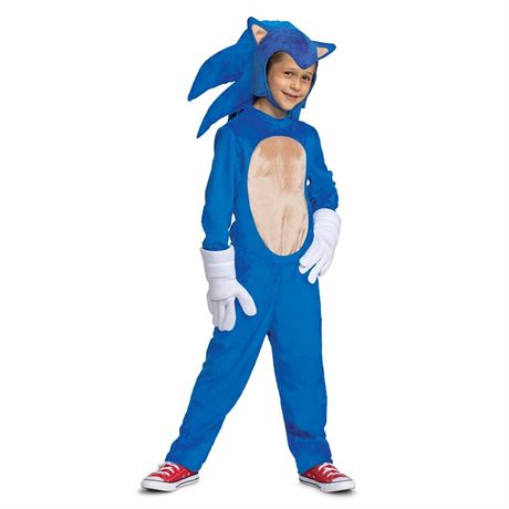 Disguise Kid's Deluxe Sonic 2 Movie Sonic Costume Large