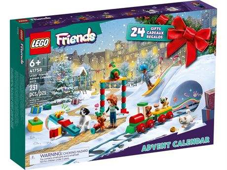 LEGO Friends Advent Calendar 2023 Building Toy Set 41758 (231 Pieces),