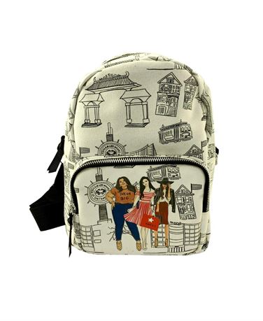 San Francisco Canvas Backpack, Created for Macy's - Natural Canvas