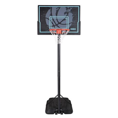 Lifetime 44-Inch Impact Portable Basketball Hoop with Telescoping Adjustment &