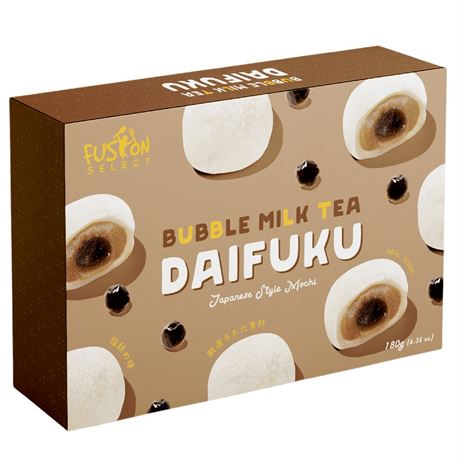 Fusion Select Bubble Tea Mochi Bubble Tea Daifuku Snacks - Traditional Japanese