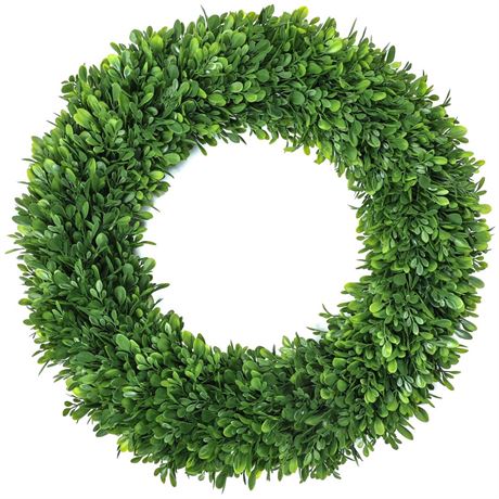 LZNPA Boxwood Wreaths for Front Door Realistic 22Inch，Spring Wreaths for Front
