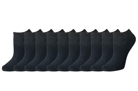 Amazon Essentials Women's Cotton No-Show Athletic Socks, Lightly Cushioned 6-9