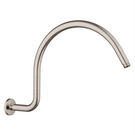 SparkPod 17 Inch Shower Arm with Flange - Solid Stainless Steel Shower Head