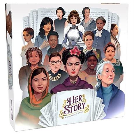 Herstory: The Board Game of Remarkable Women for Family Game Night | Ages 8 & Up