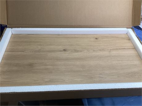 replacement top Shelf Bookcase panel in a light oak 31x15-3/4