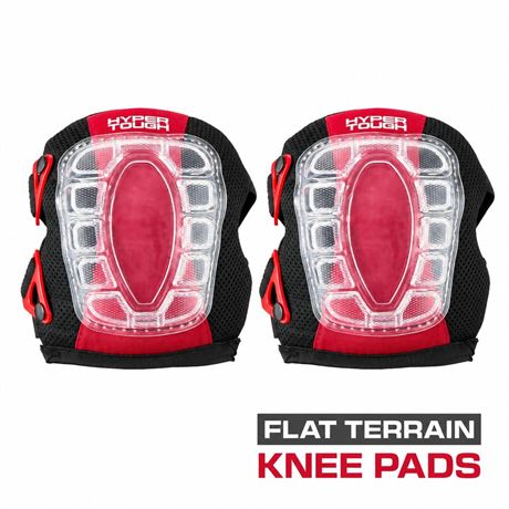 Hyper Tough Pressure Dispersing Foam Knee Pads, 2 Pack