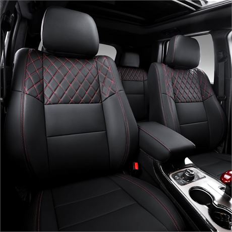 PTYYDS Seat Covers Compatible with 2011-2021 Jeep Grand Cherokee Seat Covers