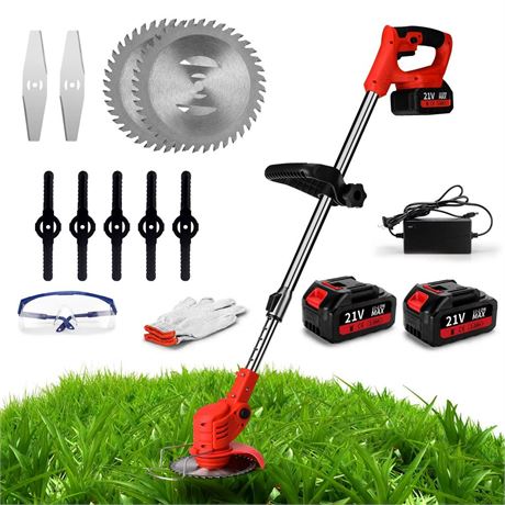 Cordless Weed Wacker,Battery Powered Weed Wacker 3 in 1 Rechargeable Weed