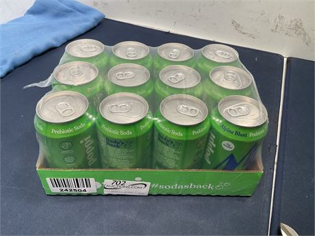 (12 pack) Poppi Lemon Lime Prebiotic Soda, 12 oz, 12 Pack Cans