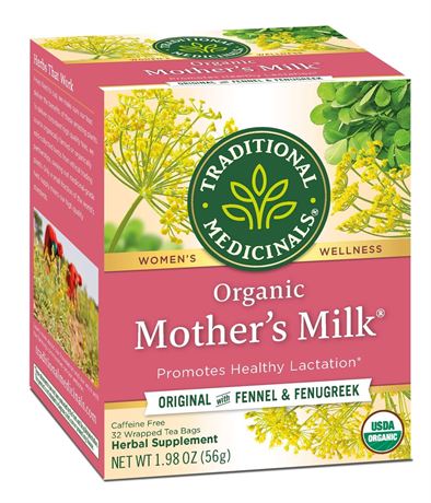 Traditional Medicinals Organic Mother’s Milk Women's Tea Bag, 32 Count