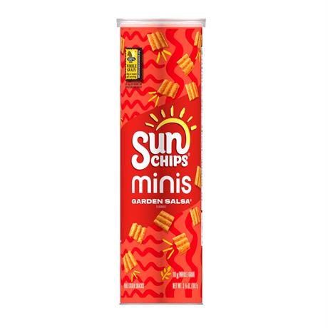 Mini Sunchips SunChips Minis Garden Salsa Flavored Canister, 3.75 oz