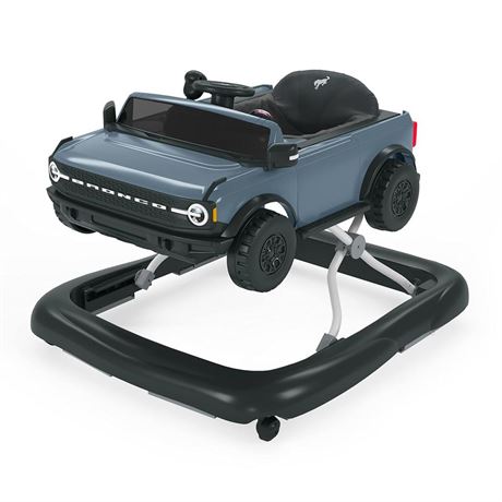 Bright Starts Ford Bronco 4-in-1 Blue Grey Baby Activity Center & Push Walker