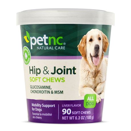 Pet Central Hip & Joint Soft Chews, 90 Ct