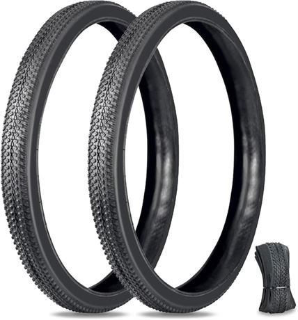 2  Pack Folding Mountain Bike Tires 26x1.95/50-559