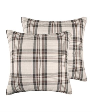 Levtex Home Lodge Toile Euro Sham Set of 2