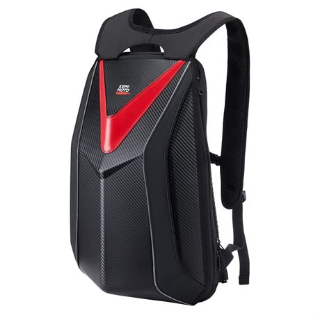 KEMIMOTO Motorcycle Backpack Hardshell Helmet Backpack Expandable Large