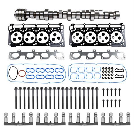 OFFSITE 6.4 Hemi NON MDS Lifters Camshaft Cam Kit with Head Gaskets for