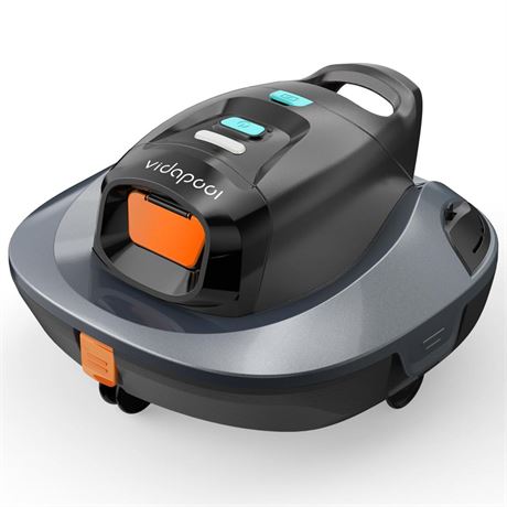Cordless Robotic Vacuum Pool Cleaner,Portable Swimming Pool Vacuum Self-Parking