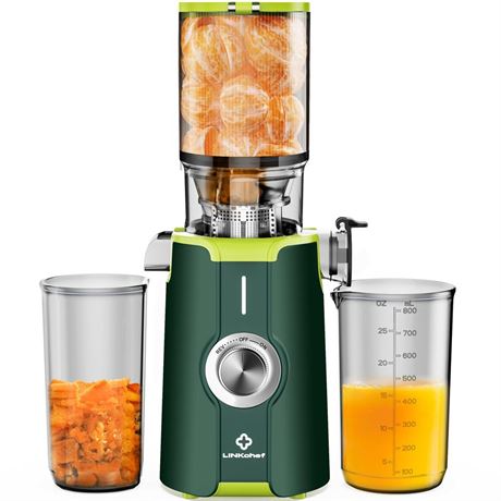 OFFSITE Rush Clear Cold Press Juicer, Slow Juicer Machines with No-Prep