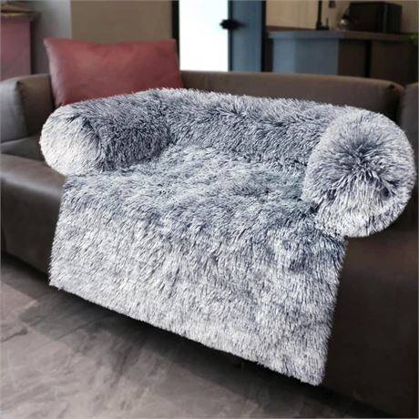 Dog Bed Dog Sofa Couch Calming Cat Beds Fluffy Plush Cats Mattress Comfy