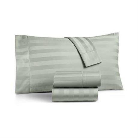 Charter Club 1.5" Stripe 550 Thread Count 100% Cotton 4-Pc. Sheet Set, Queen,
