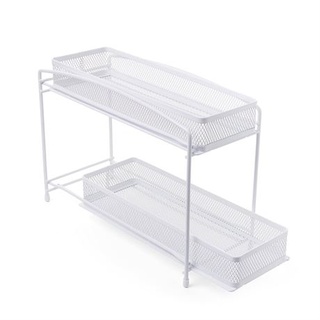 Mainstays 2-Tier Sliding Spice Organizer Rack, Pull-Out Cabinet and Pantry
