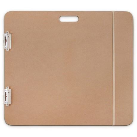 Saunders 05607 Recycled Hardboard Sketchboard - Brown, 23 in. x 26 in.