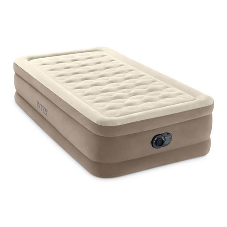 Intex 64427ED Dura-Beam Deluxe Ultra Plush Air Mattress, twin