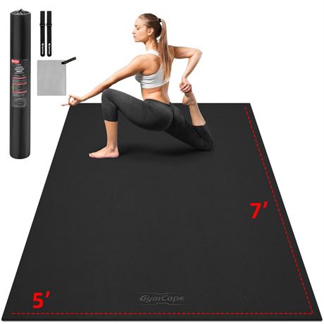 Extra Large Yoga Mat, 10'x6'/9'x6'/8'x6'/7'x5'/6'x4' (8MM/10MM) Wide Workout