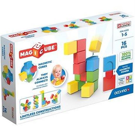 OFFSITE Magicubes Full Color Try Me, Recycled Plastic, 16 Pieces per Set