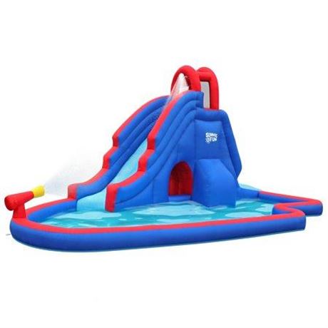 OFFSITE LOCATION Inflatable Water Slide and Blow up Pool, Kids Water Park for Ba