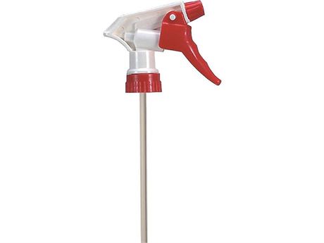 QTY: 24 Impact Spray Trigger 3 Finger Red/White (490624)