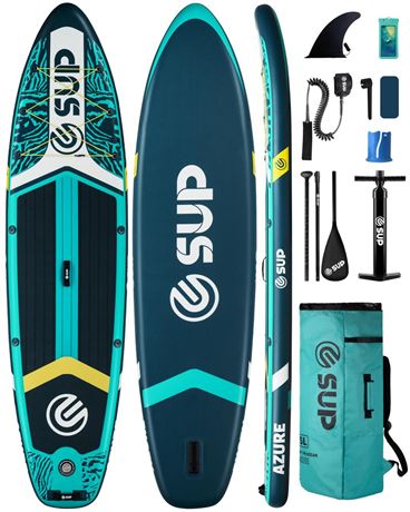 ESUP Inflatable Stand Up Paddle Board with Cup seat 33"/35" Wide Durable SUP,