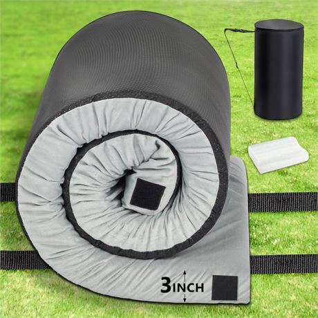 VINGLI 3 "Memory Foam Camping Mattress Sleeping Pad, Portable Floor Mattress