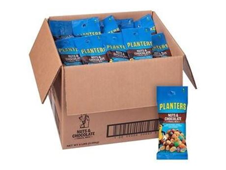 Planters Nuts & Chocolate Trail Mix, 2 Oz., 72 Bags/Pack (GEN00270)