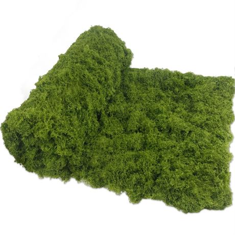 Fake Moss Rug Dark Green 39" x 79" Faux Moss for Table Runner Decorating