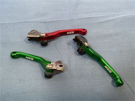 MZS Tuning Clutch & Brake Lever Set R44/L65-Green