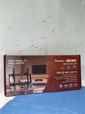 Madalen MDN-SF-65-LPM - FIXED PANEL TV WALL MOUNT 23” - 65”