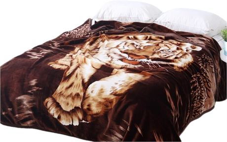 Tiger Blanket Mink Blanket Korean Blanket Heavy Blankets Queen Size Tiger Throw