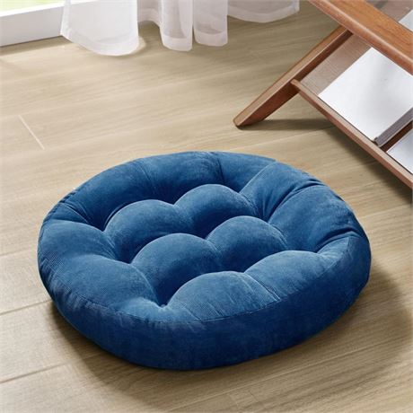 Degrees of Comfort Floor Cushion Pillow, Round Large Pillows Seating for