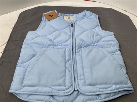 Meikulo Boys Zip Up Puffer Vest Kids Stand Collar Quilted Gilet Sleeveless