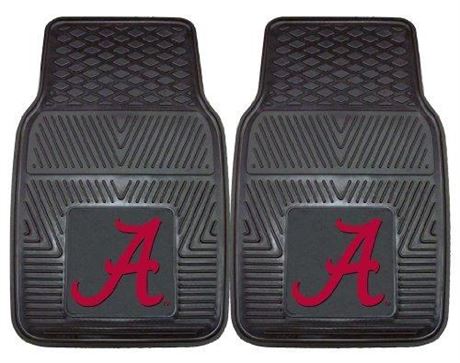 Alabama Crimson Tide Heavy Duty Two Piece Vinyl Car Mats by Fanmats