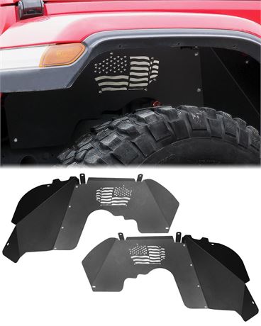 ROADER JL JT Front Inner Fender Liners Wheel Cover for 2018-2024 Jeep Wrangler