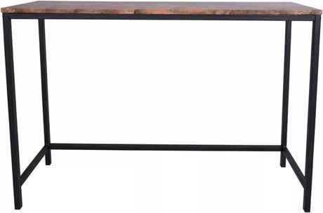 CONSDAN Console Table, USA Grown Hardwood Sofa Table, Display Table, Industrial