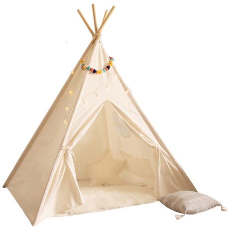 Kids Teepee Tent for Kids - with Light String | Teepee Tent for Kids | Kids